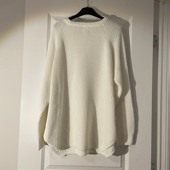 Core Life Cotton Blend White Sweater - XL - Picture 7 of 7